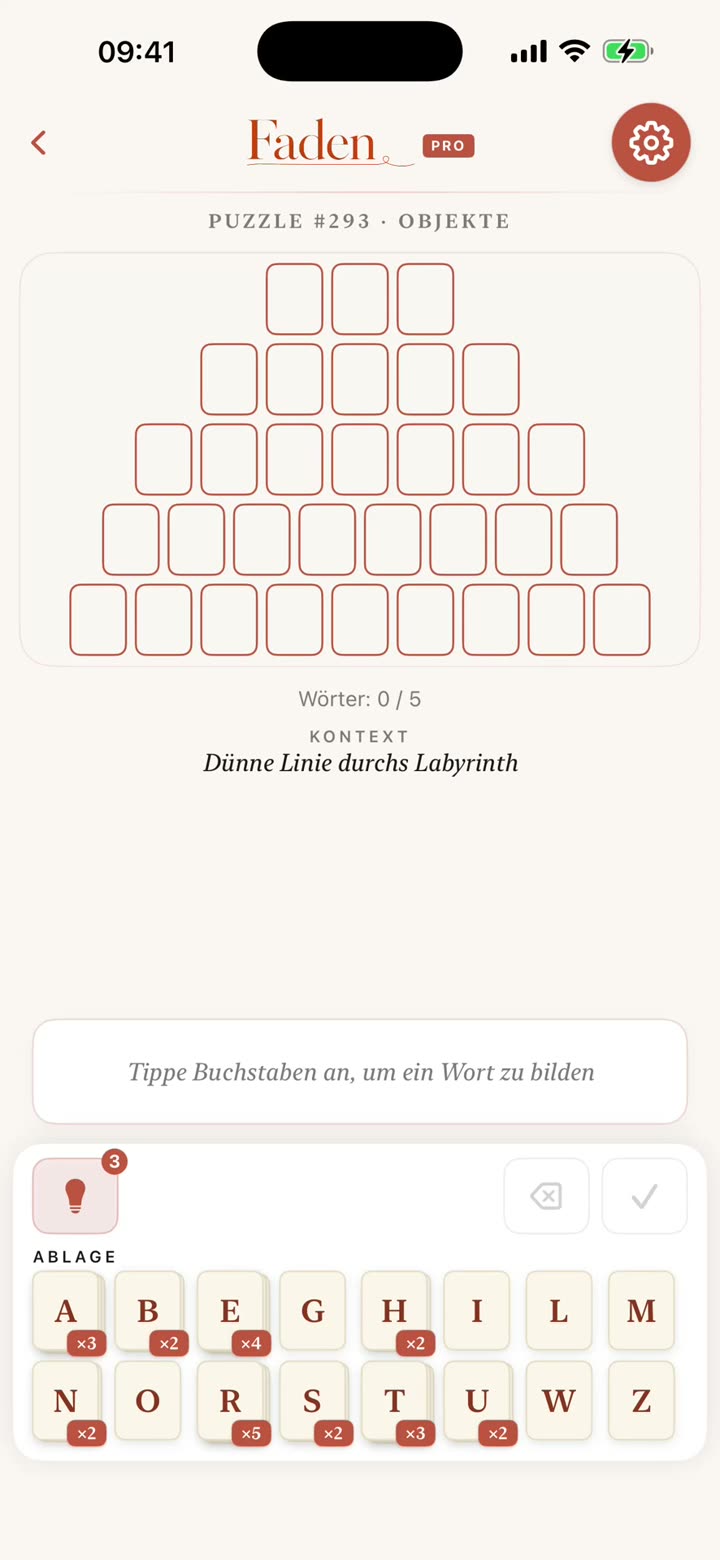 Finde fünf Wörter — Hilo